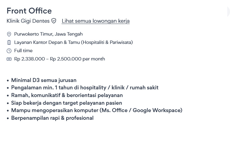 Front Office